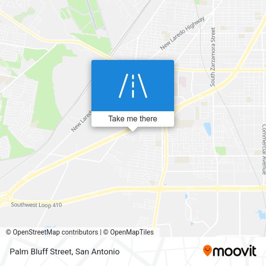 Palm Bluff Street map