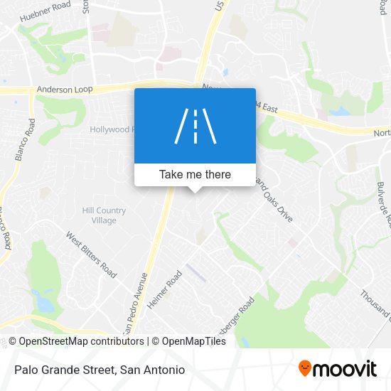 Palo Grande Street map