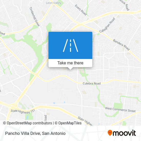 Pancho Villa Drive map