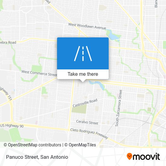 Mapa de Panuco Street