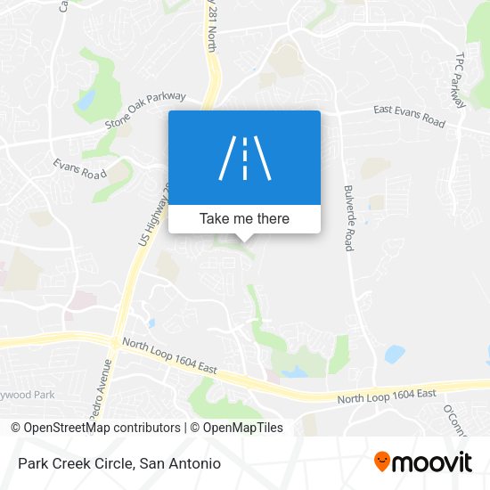 Mapa de Park Creek Circle
