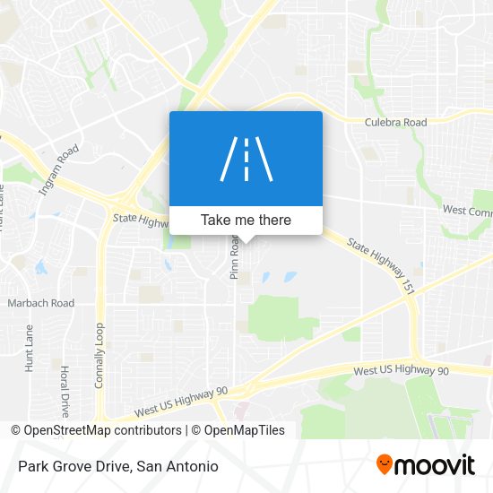 Park Grove Drive map