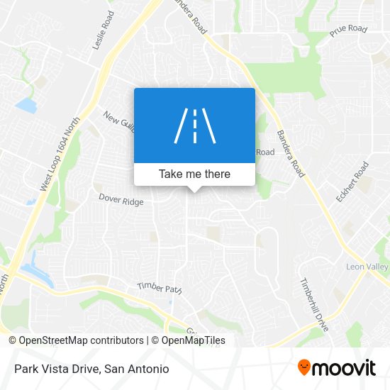 Park Vista Drive map