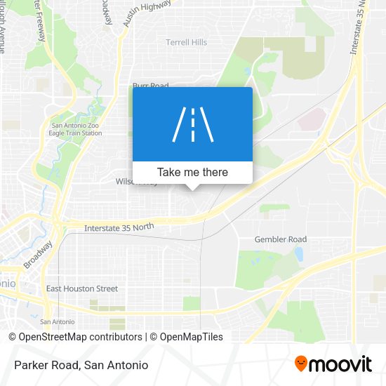 Mapa de Parker Road