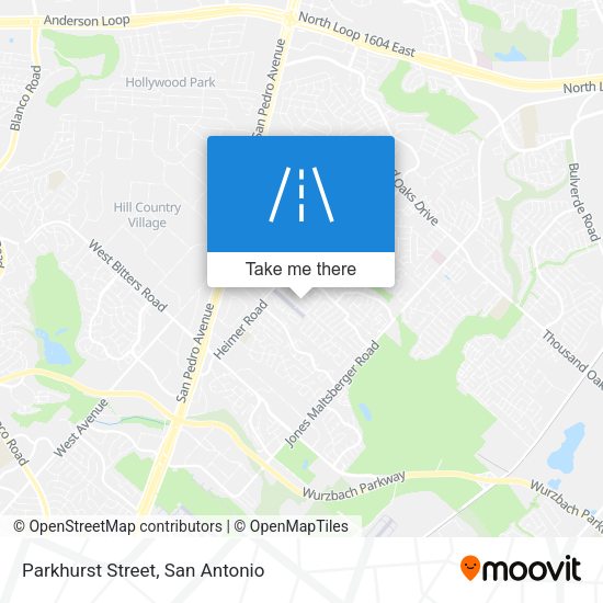 Mapa de Parkhurst Street