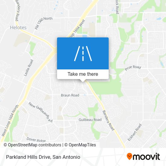 Mapa de Parkland Hills Drive