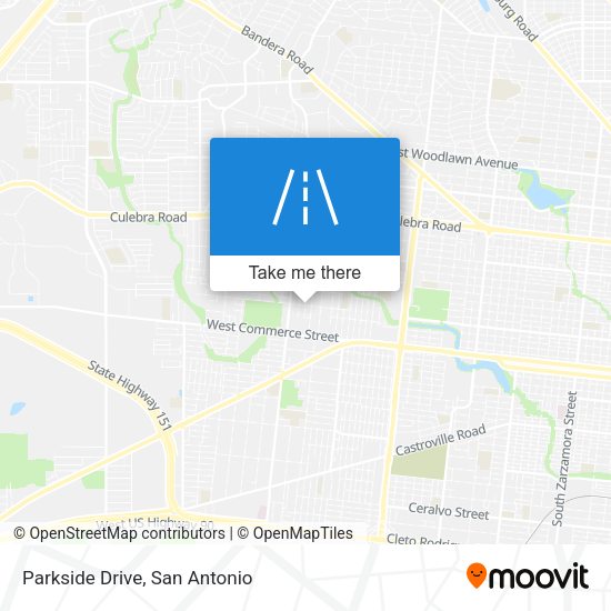 Mapa de Parkside Drive