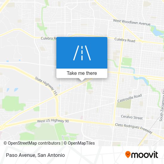 Mapa de Paso Avenue