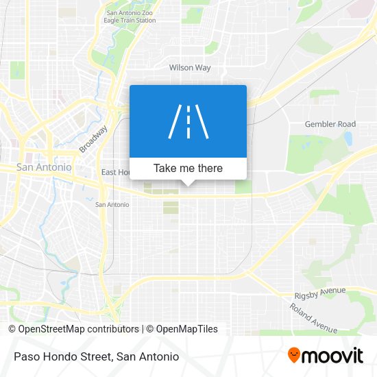 Mapa de Paso Hondo Street