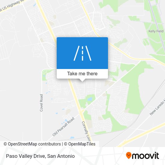 Paso Valley Drive map