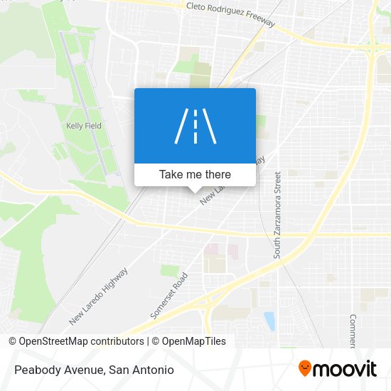 Peabody Avenue map