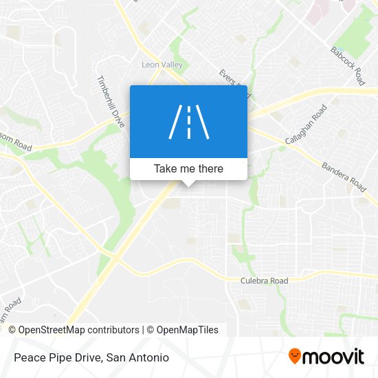 Mapa de Peace Pipe Drive
