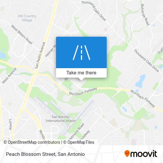Peach Blossom Street map