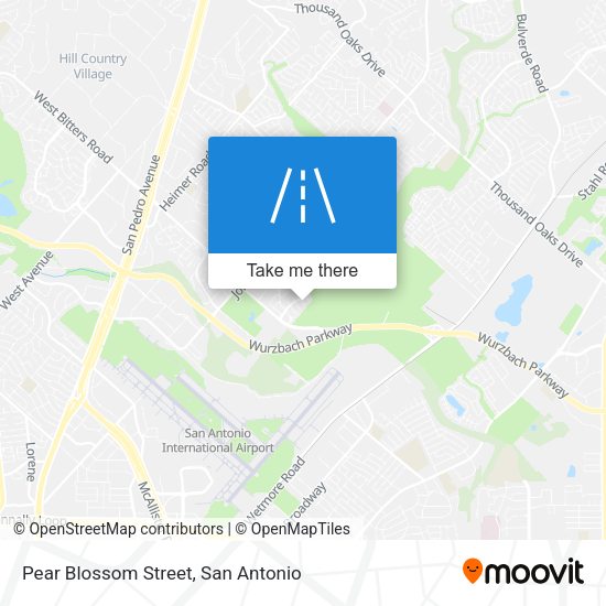 Pear Blossom Street map