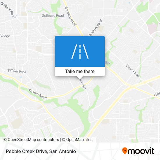 Pebble Creek Drive map