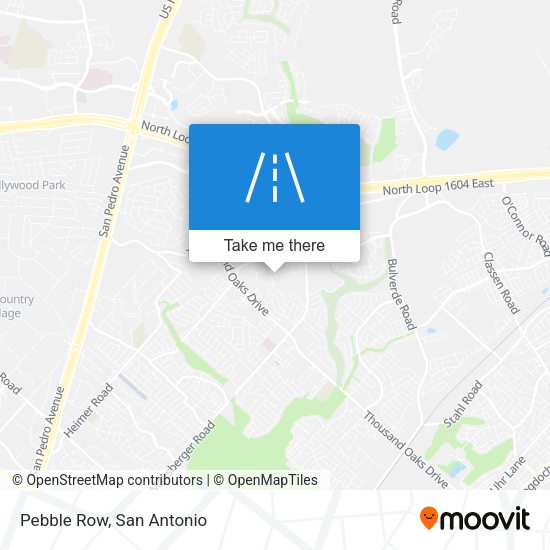 Mapa de Pebble Row