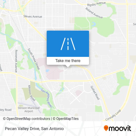 Mapa de Pecan Valley Drive