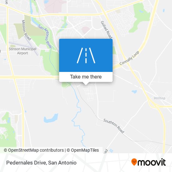 Pedernales Drive map