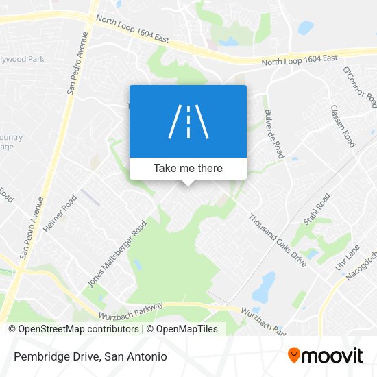 Pembridge Drive map