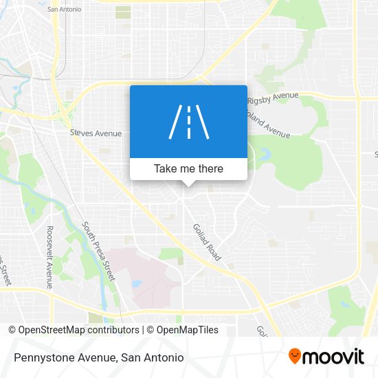 Pennystone Avenue map
