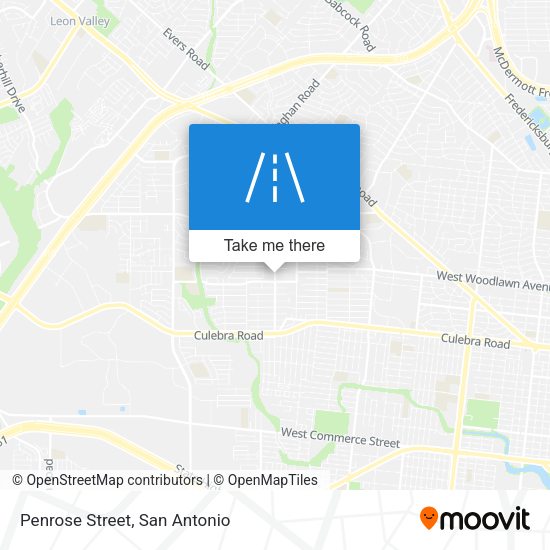 Mapa de Penrose Street