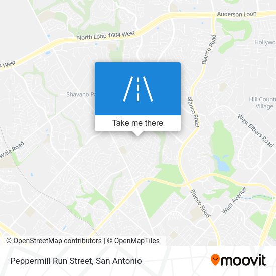 Peppermill Run Street map