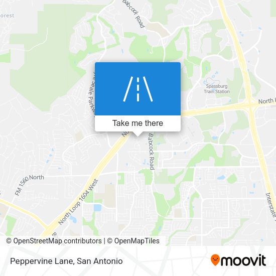 Mapa de Peppervine Lane