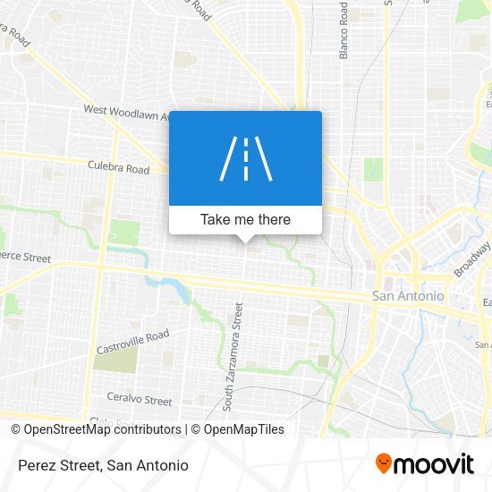 Mapa de Perez Street