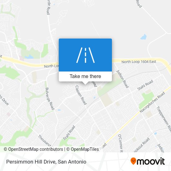 Persimmon Hill Drive map
