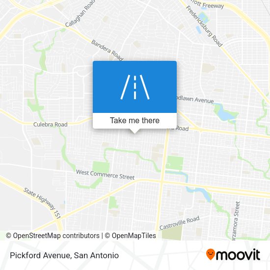 Mapa de Pickford Avenue