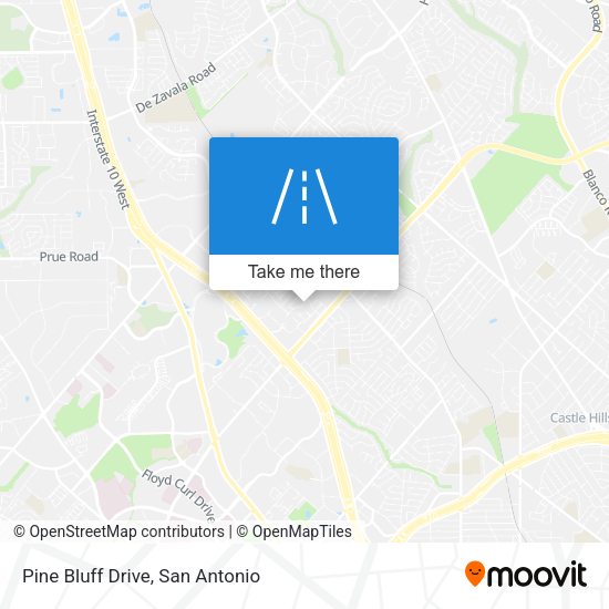 Pine Bluff Drive map