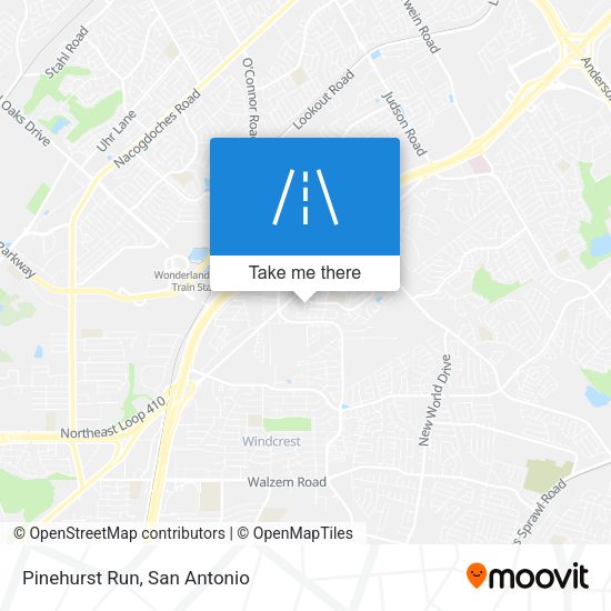 Mapa de Pinehurst Run