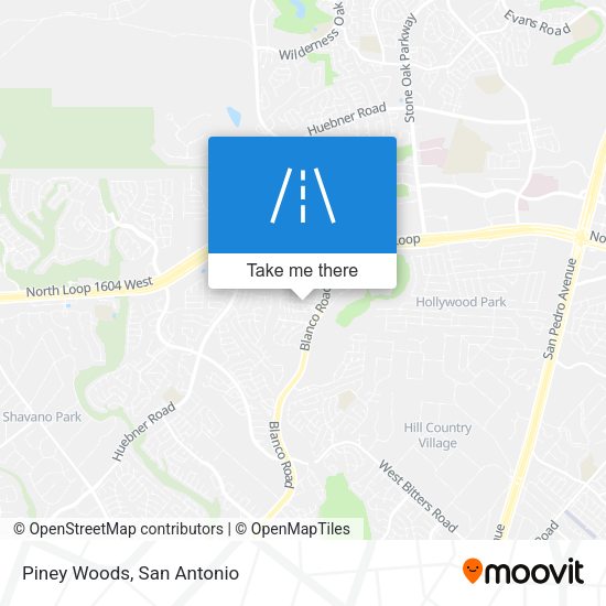 Mapa de Piney Woods