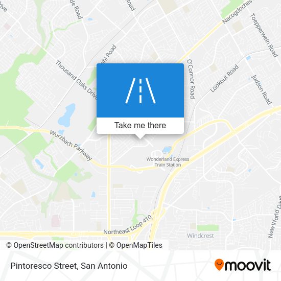 Pintoresco Street map