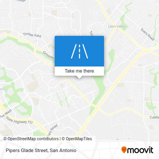 Pipers Glade Street map
