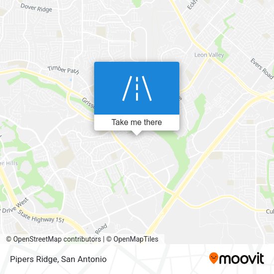 Mapa de Pipers Ridge