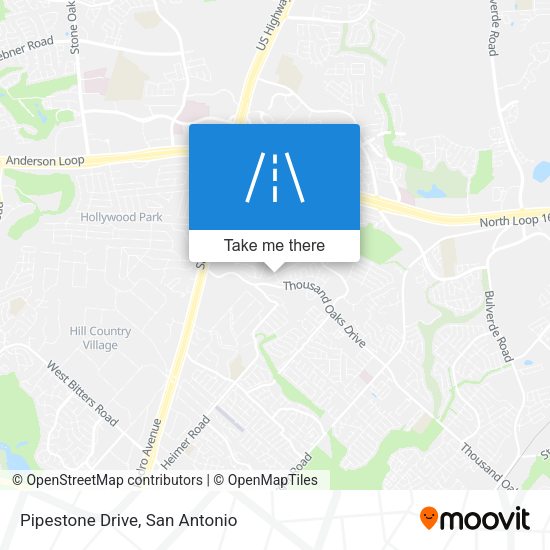 Pipestone Drive map