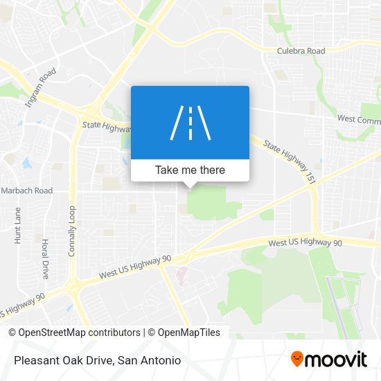 Mapa de Pleasant Oak Drive