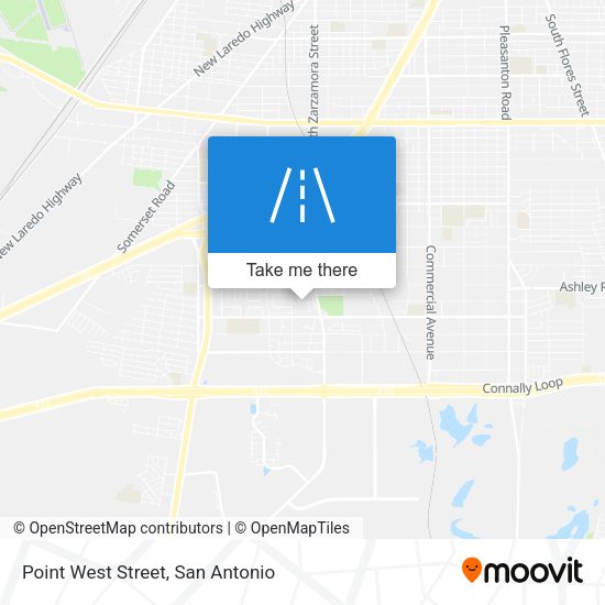Mapa de Point West Street