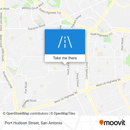 Port Hudson Street map