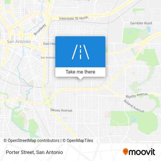 Mapa de Porter Street