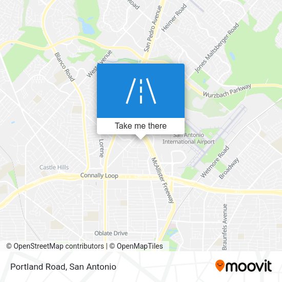 Mapa de Portland Road