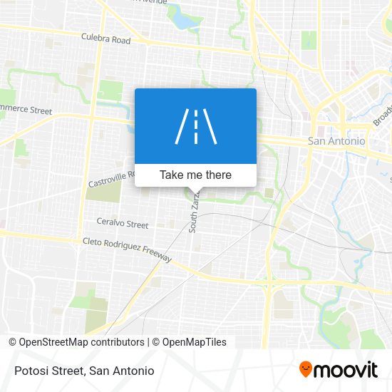 Mapa de Potosi Street