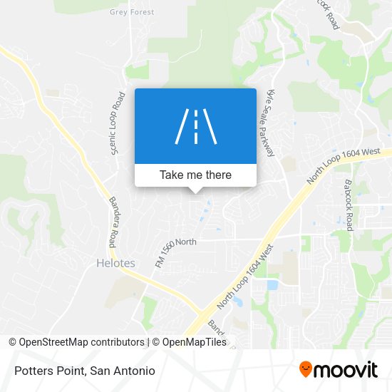 Mapa de Potters Point