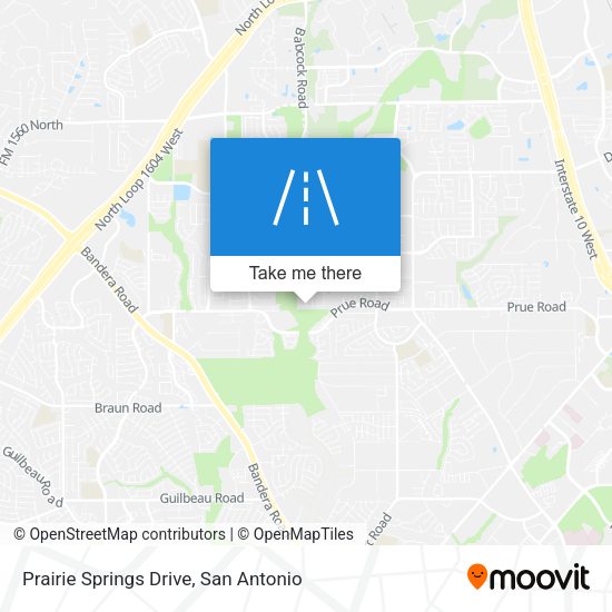 Prairie Springs Drive map