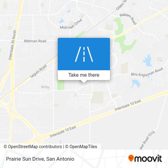 Prairie Sun Drive map