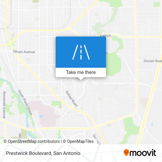 Mapa de Prestwick Boulevard