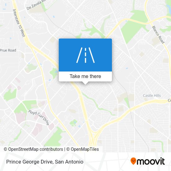Prince George Drive map