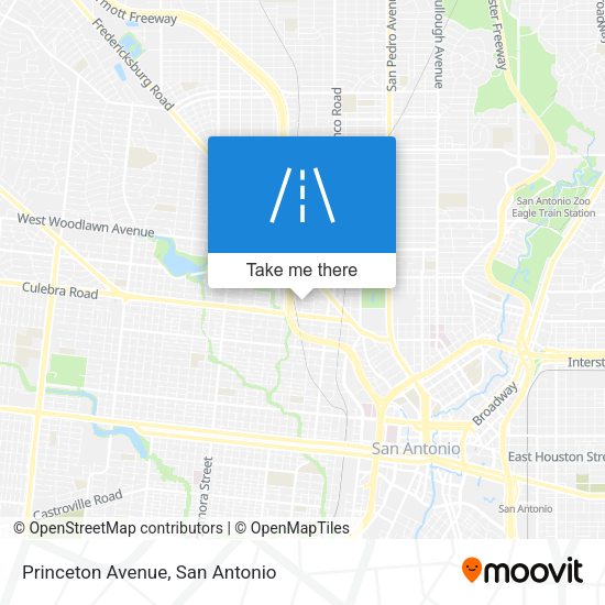 Princeton Avenue map