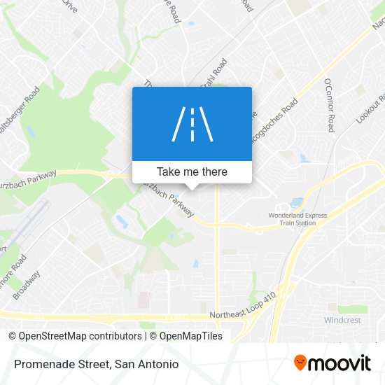 Promenade Street map